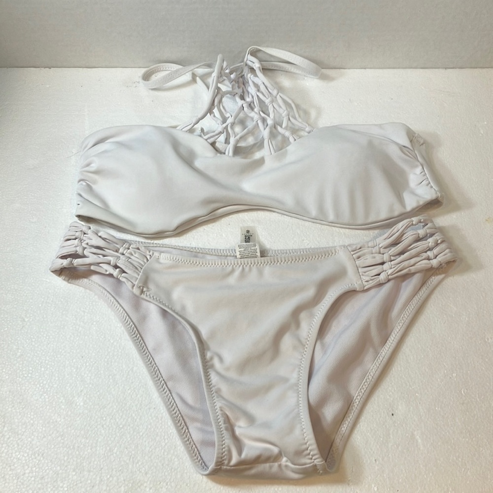 Apparel bathing suits two- pcs Small white